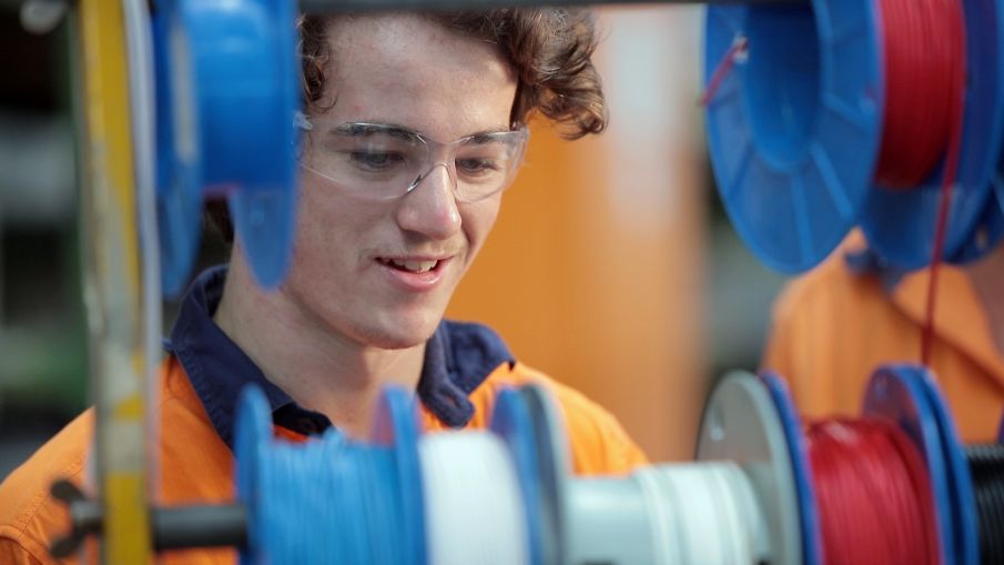 Downer Rail apprentices Downer Rail apprentices