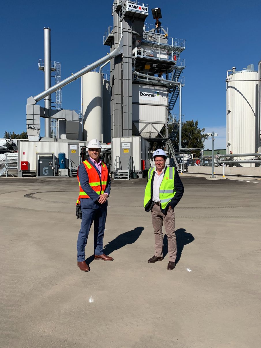 Producing sustainable roads at new Bathurst plant