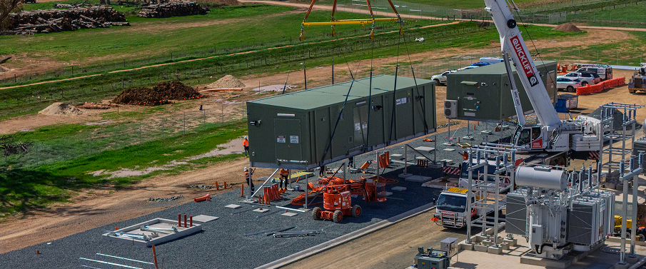 Downer delivers electrical switch room for solar farm Downer delivers electrical switch room for solar farm