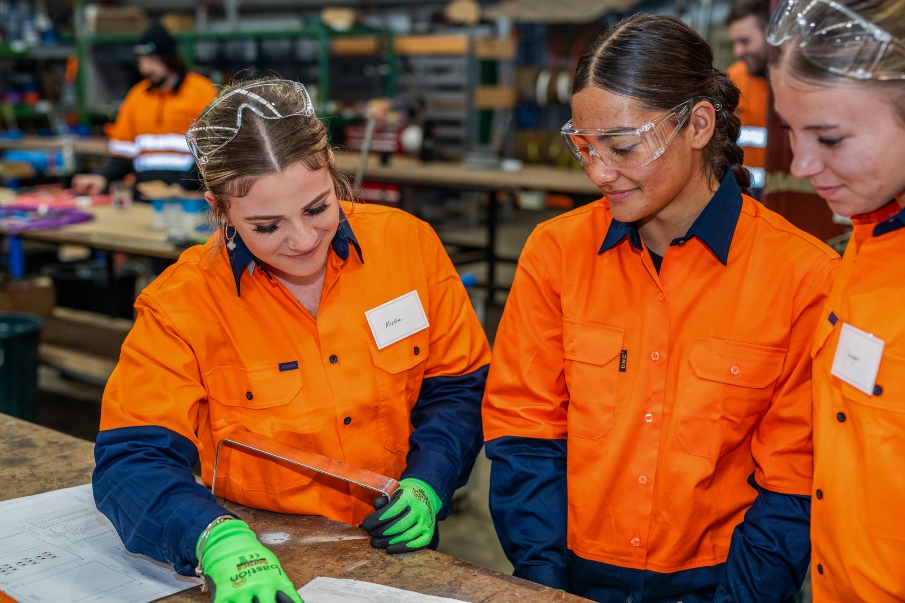 Local high school students explore trade pathways at Downer’s Hexham facility Local high school students explore trade pathways at Downer’s Hexham facility