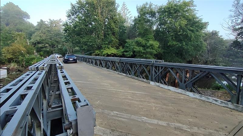Bridge Destroyed By Floods Replaced After Just Six Days Of Construction