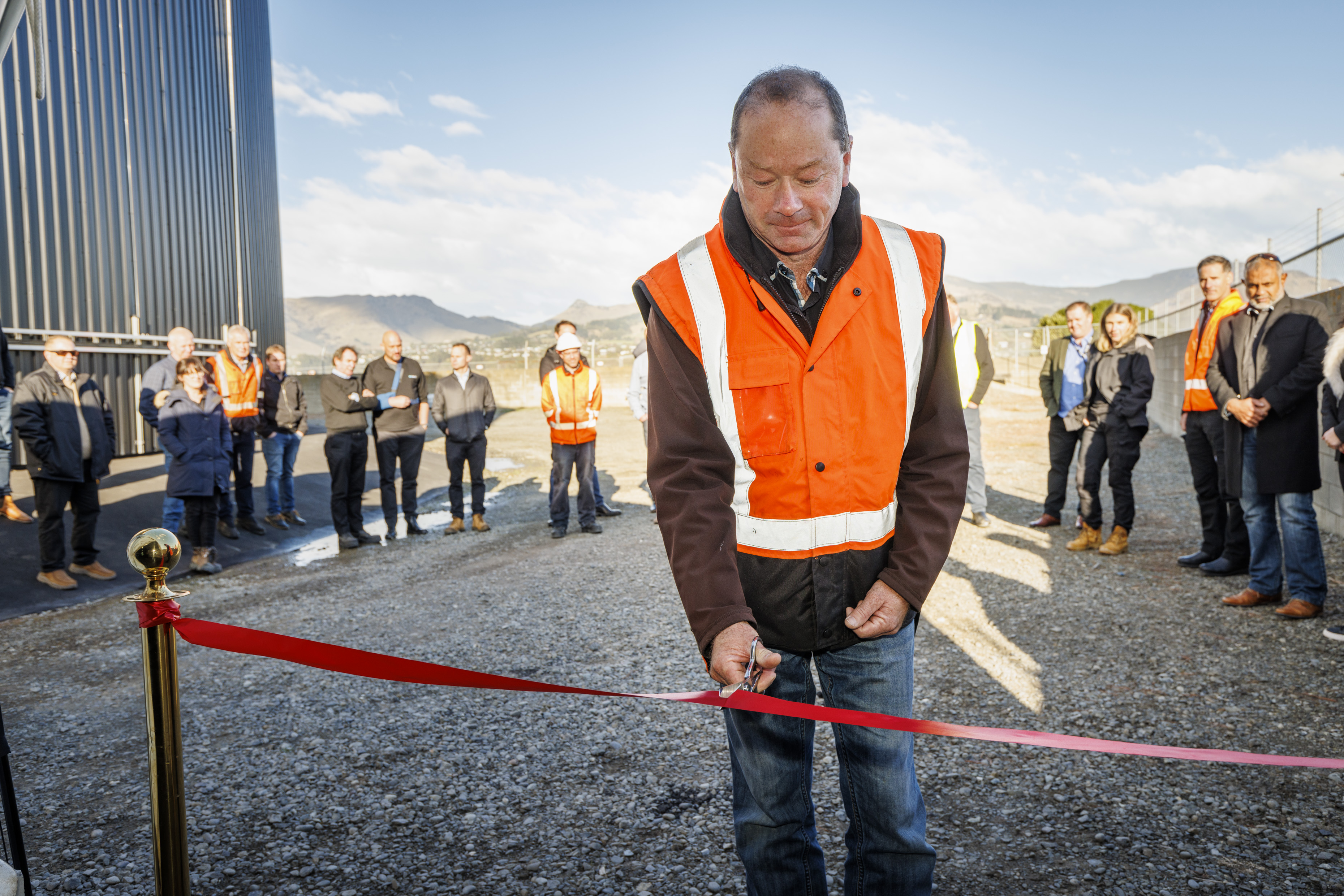 Road Science opens electric bitumen tank in South Island