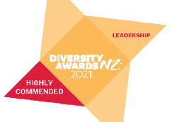 Highly commended at the Diversity Works New Zealand awards