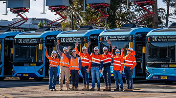 Brookvale welcomes Australia’s largest electric bus depot