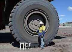 Leading the way in haul truck tyre safety 