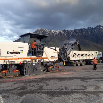 Low carbon asphalt used at Queenstown Airport 