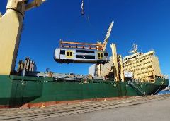 New Waratah Series 2 trains arrive at the Port of Newcastle