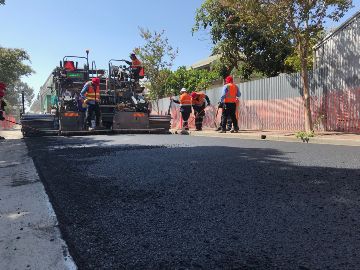 46 million plastic bags used in sustainable asphalt in two years