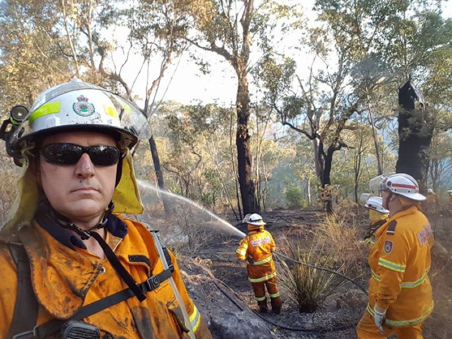 Battling the bushfires