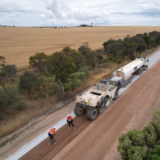 Stabilisation, pavement rehabilitation and minor civil services