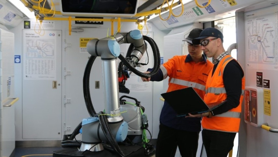 Downer develops the world’s first fully autonomous rollingstock cleaning robots
