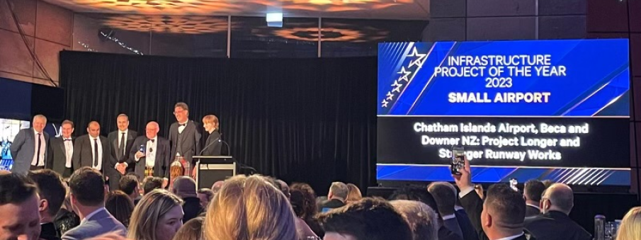 Downer recognised at NZ Airports Awards 