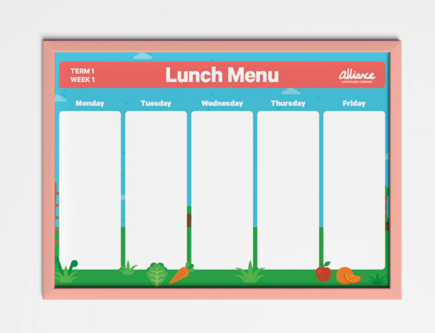 Download Our Lunch Menu  for weekly meal summaries