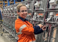 “One day I'll be able to tell my daughter that I was an electrician"