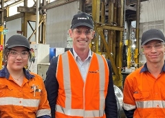 It’s not every day you meet the CEO and Minister!