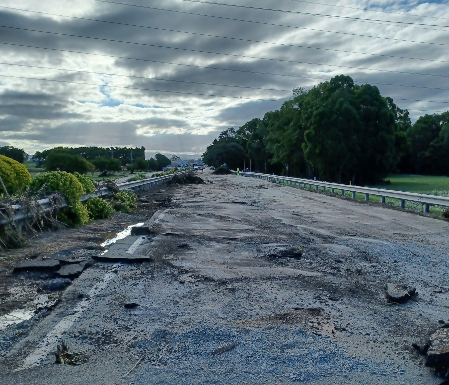 Roads Services Pavement Team rebuild flood damaged roads