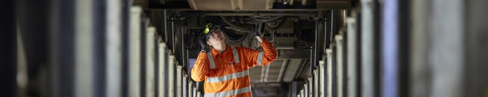 Women working in rail industry