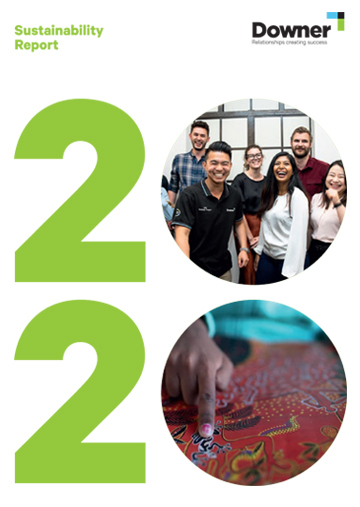 Downer sustainability report 2020 now available